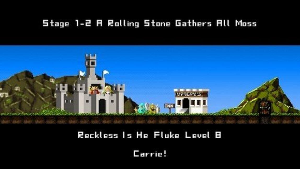 Stage 1-2: A Rolling Stone Gathers All Moss

Reckless Is He Fluke Level 8

Carrie!