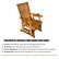 Checkbox for picking a high quality patio glider
- Comfort: High backrest, deep seat and small gaps between slats
- Sturdiness: Extra thick wood slats and proven structure
- Paint & Appearance: Three layers of high quality PU paint protect the wood well
- Workmanship: Produced by the manufacturer with 21 years of experience
In order to bring the best product experience, we consider all aspects and do our best