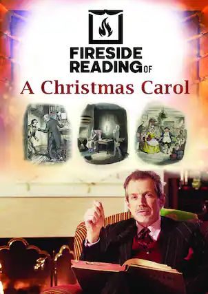 Front. Fireside Reading of A Christmas Carol - DVD.