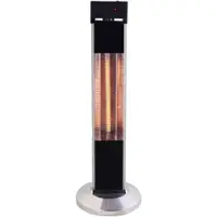 Lifesmart - Outdoor Infrared Tower Heater - Black - Front_Zoom