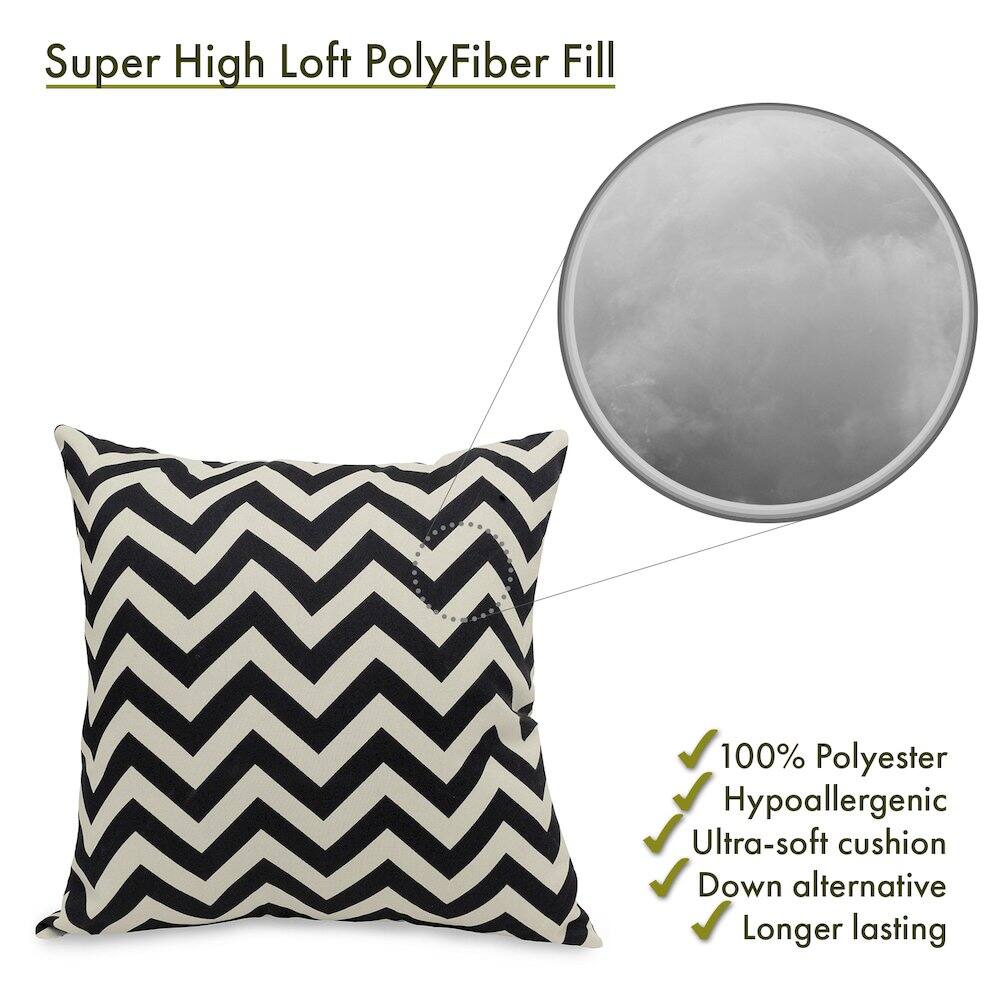 Super High Loft PolyFiber Fill

- 100% Polyester
- Hypoallergenic
- Ultra-soft cushion
- Down alternative
- Longer lasting