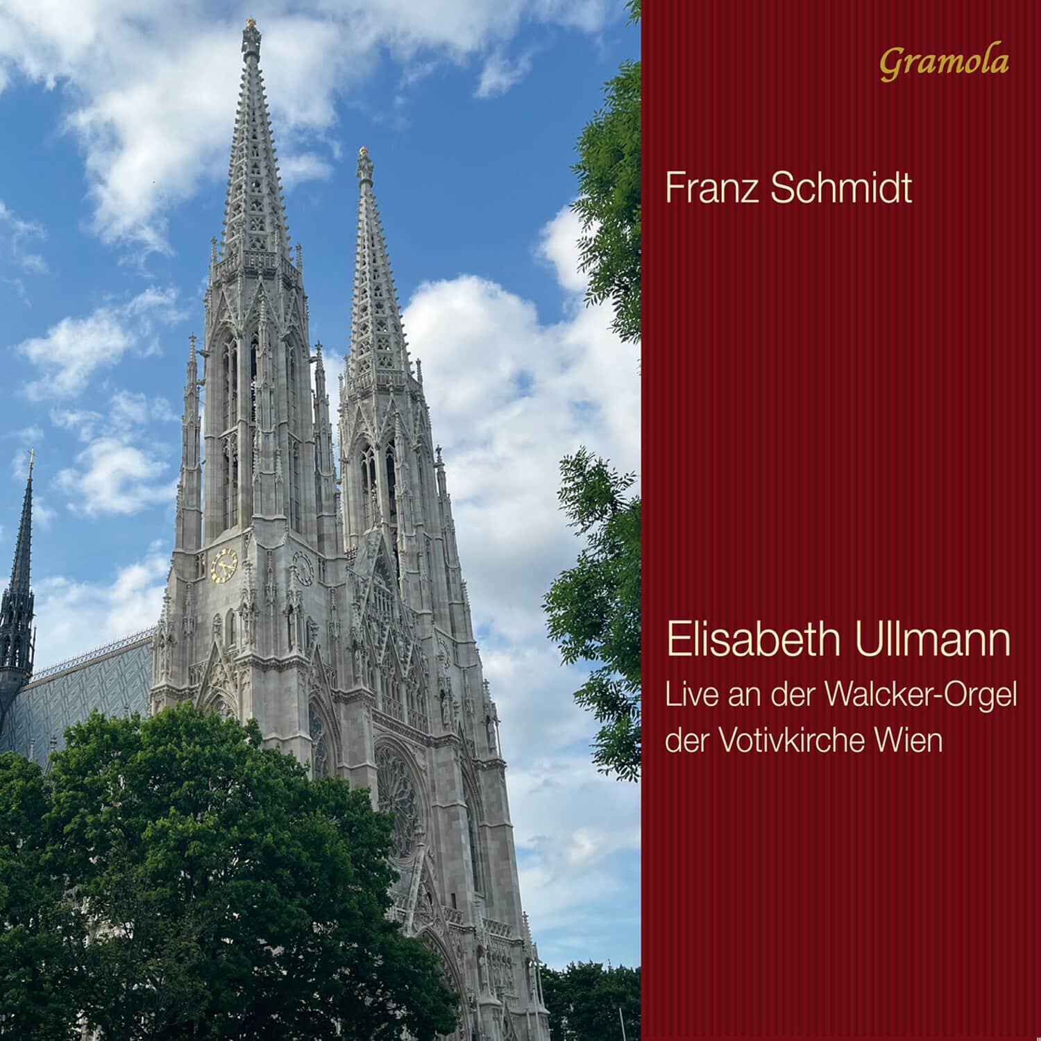 Elisabeth Ullmann - Elisabeth Ullmann Live at the Walcker Organ 1878 in Votivkirche, Vienna  - COMPACT DISCS