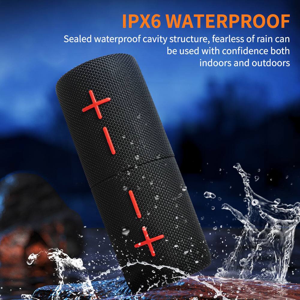 IPX6 WATERPROOF  
Sealed waterproof cavity structure, fearless of rain can be used with confidence both indoors and outdoors