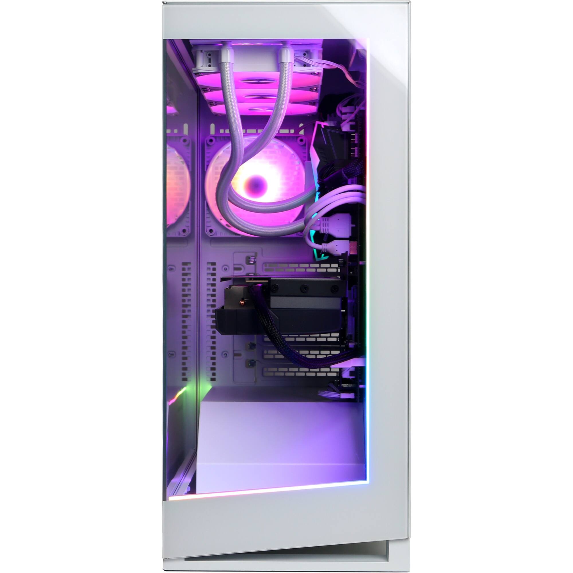 Alt View 6. CyberPowerPC - Gaming Desktop - Intel Core Ultra 9 285K - NVIDIA GeForce RTX 5090 32GB - 64GB DDR5 - 4TB PCIe 4.0 SSD - White.