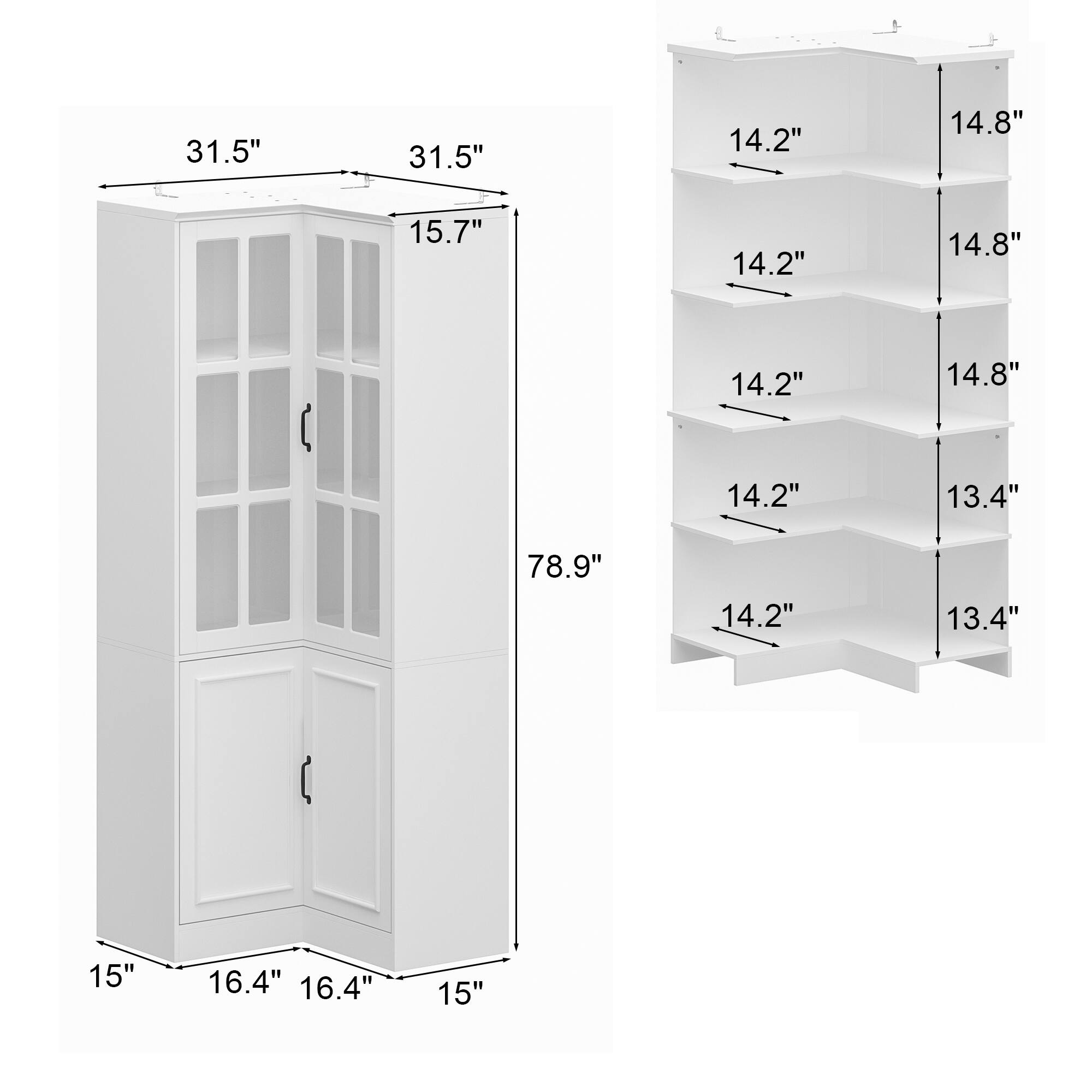 31.5" 31.5" 15.7" 14.2" 14.8" 14.2" 14.8" 14.2" 14.8" 13.4" 78.9" 14.2" 13.4" 15" 16.4" 16.4" 15"