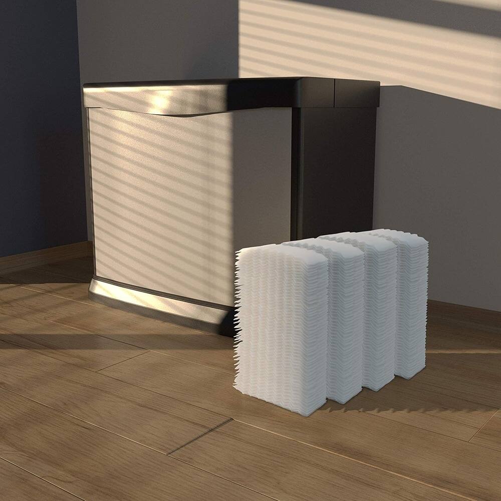 Left. MOSZAR LLC - Replacement Wicking Humidifier Filter (1-Pack), Durable Material.