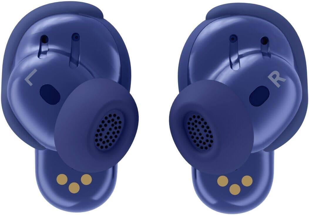 Back. Bose - Bose QuietComfort Ultra Earbuds (2nd Gen) Bundle with Fast Charger - Noise Cancelling (Midnight Violet) - Midnight Violet.