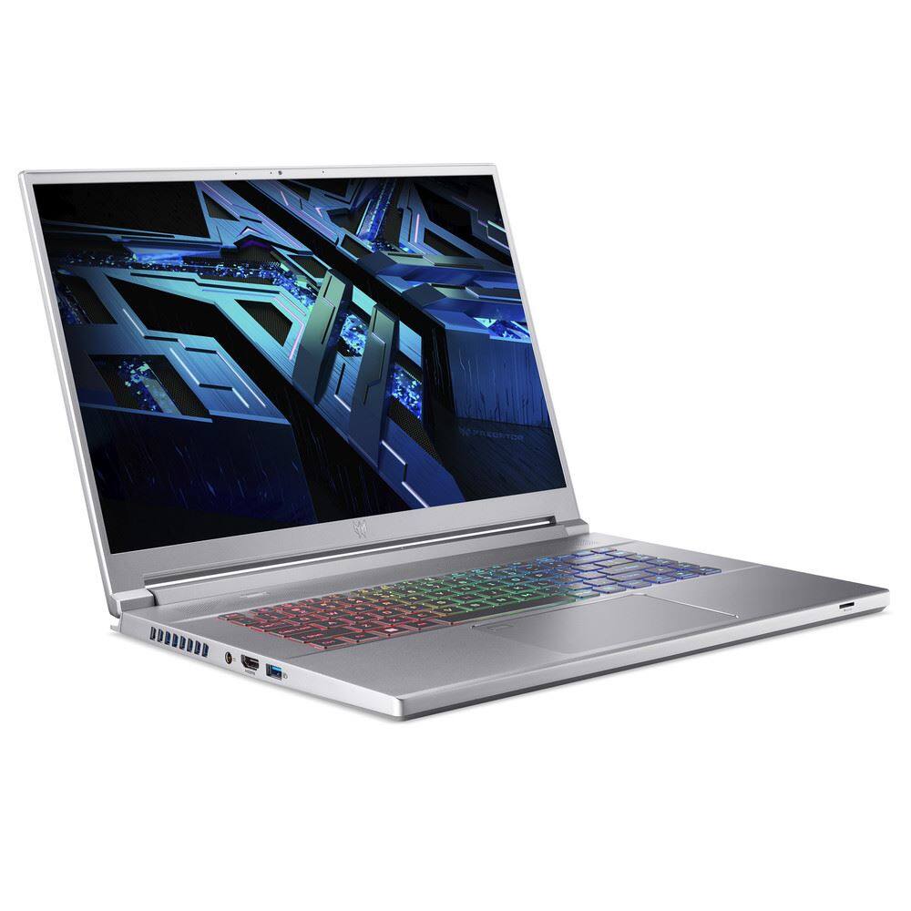 Angle. Acer - Predator - 16" Laptop Intel Core i7-12700H 2.30GHz 16GB RAM 1TB SSD W11H | PT316-51s-7362 | NH.QGKAA.001 - Sparkly Silver.