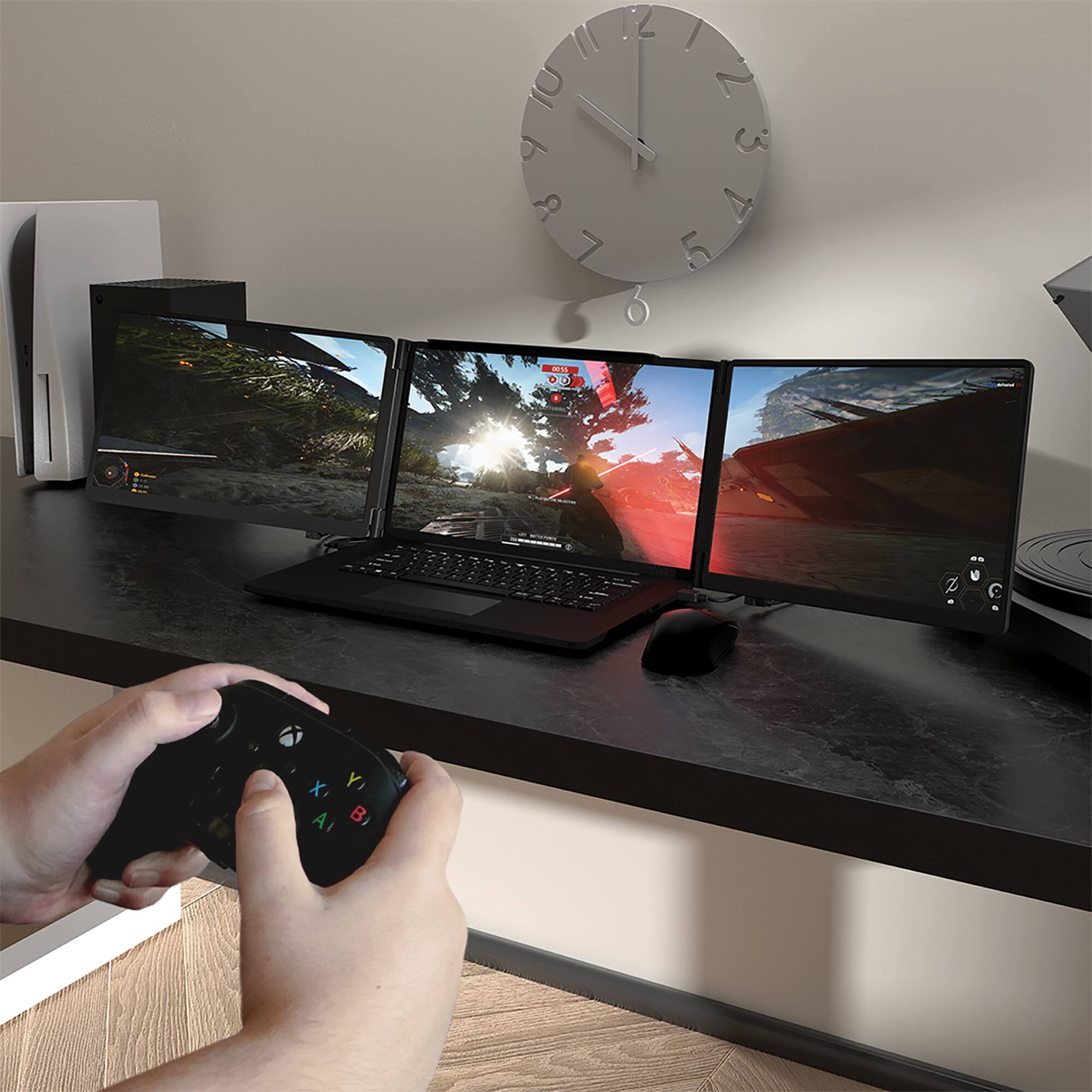 Alt View 6. Monduo - 16" LED Portable Monitor - Black.