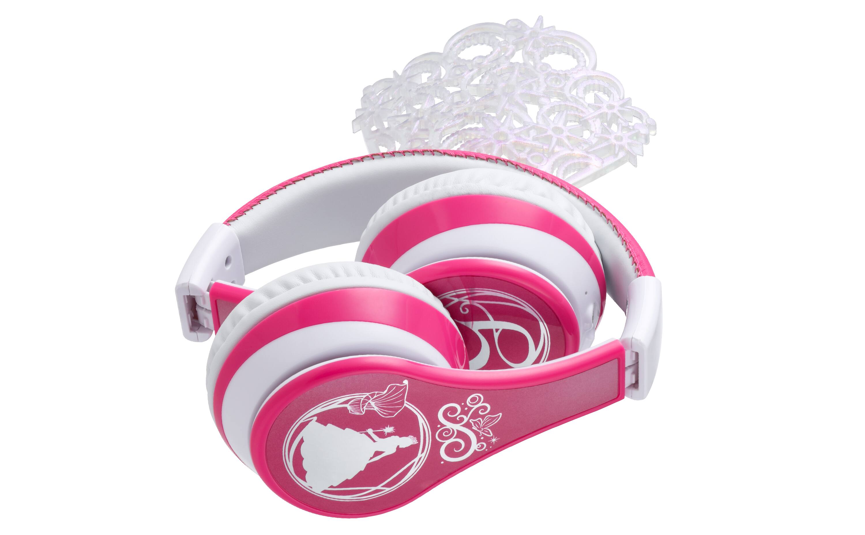 Alt View 1. eKids - eKids Wicked Glinda Bluetooth Headphones for Kids, Wireless Headphones for School, Home, or Travel - Multicolor.