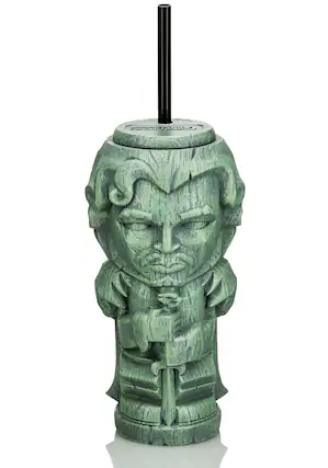 Front. Game of Thrones - Geeki Tikis Game of Thrones Jon Snow Plastic Tumbler | Holds 21 Ounces - Green.