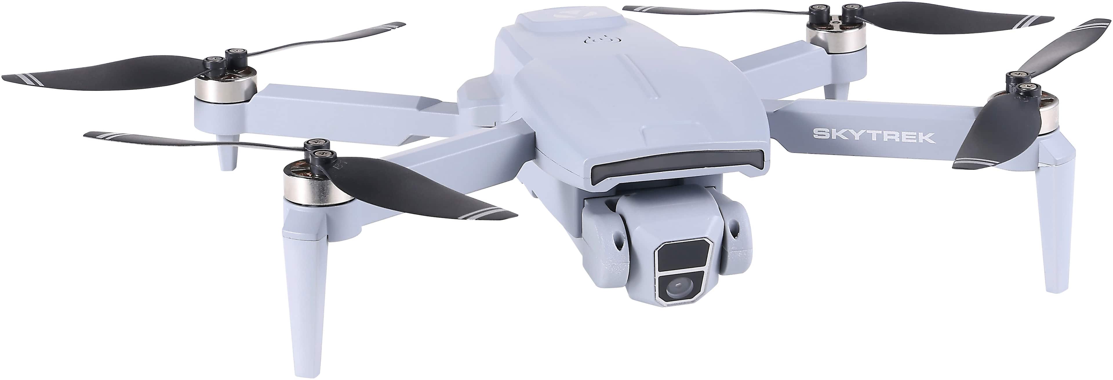 Alt View 2. Vivitar - SkyTrek Drone - Grey.