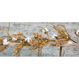 BreeBe - *Cotton & Fall Grass Garland 5ft - Multi