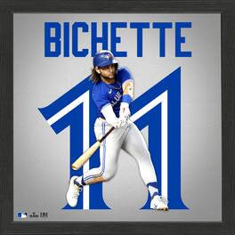 Highland Mint - Bo Bichette Toronto Blue Jays 13'' x 13'' Framed Player Impact Jersey Photo - Multicolor