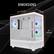 The dimensions of the computer case are:
- Height: 17.9" (454mm)
- Width: 9.1" (230mm)
- Depth: 18" (456mm)