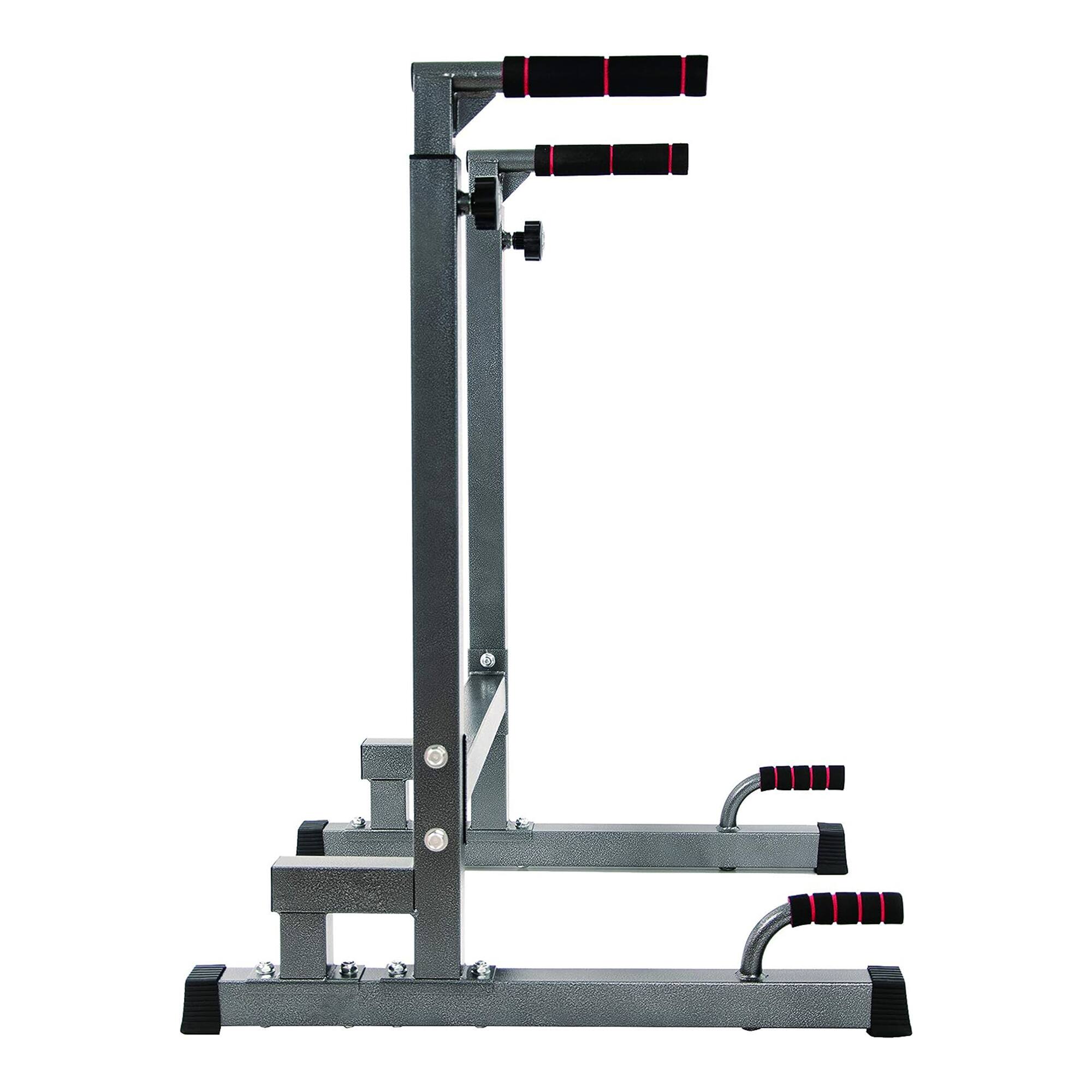 Alt View 7. BalanceFrom Fitness - BalanceFrom Multi Function Home Gym Exercise Dip Stand, 500lb Capacity, Gray - Gray.