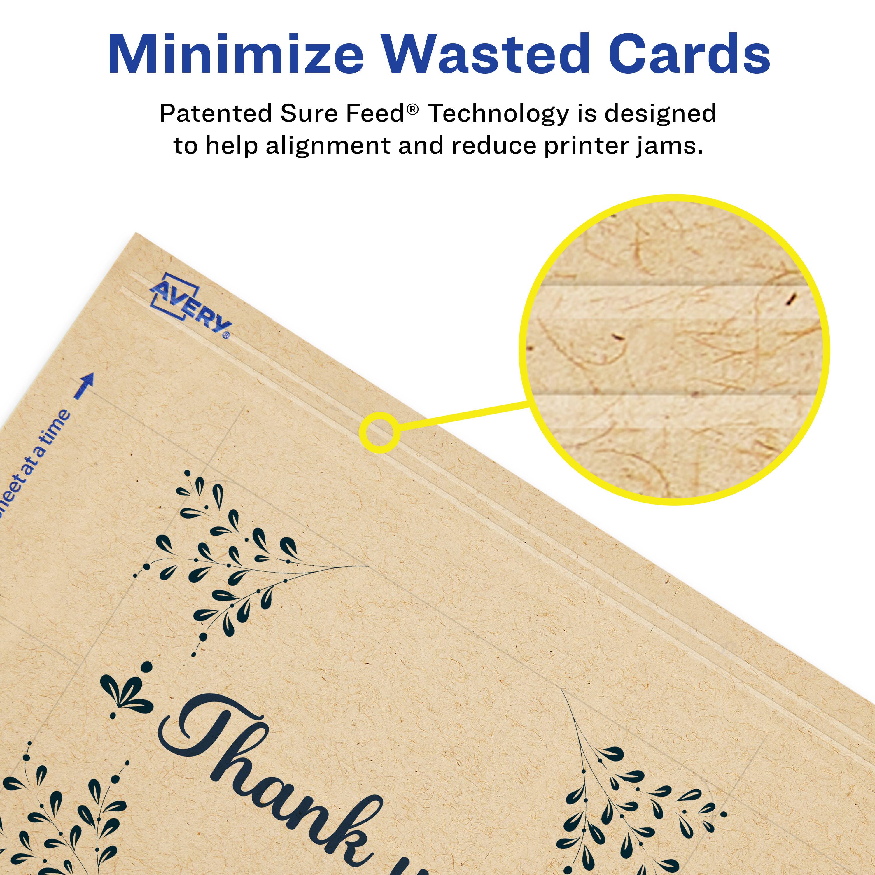 Minimize Wasted Cards

Patented Sure Feed® Technology is designed to help alignment and reduce printer jams.