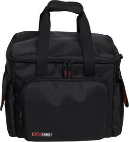 Gator Frameworks - Cable and Accessory Organization Bag with Adjustable Dividers and High-Visibility Interior