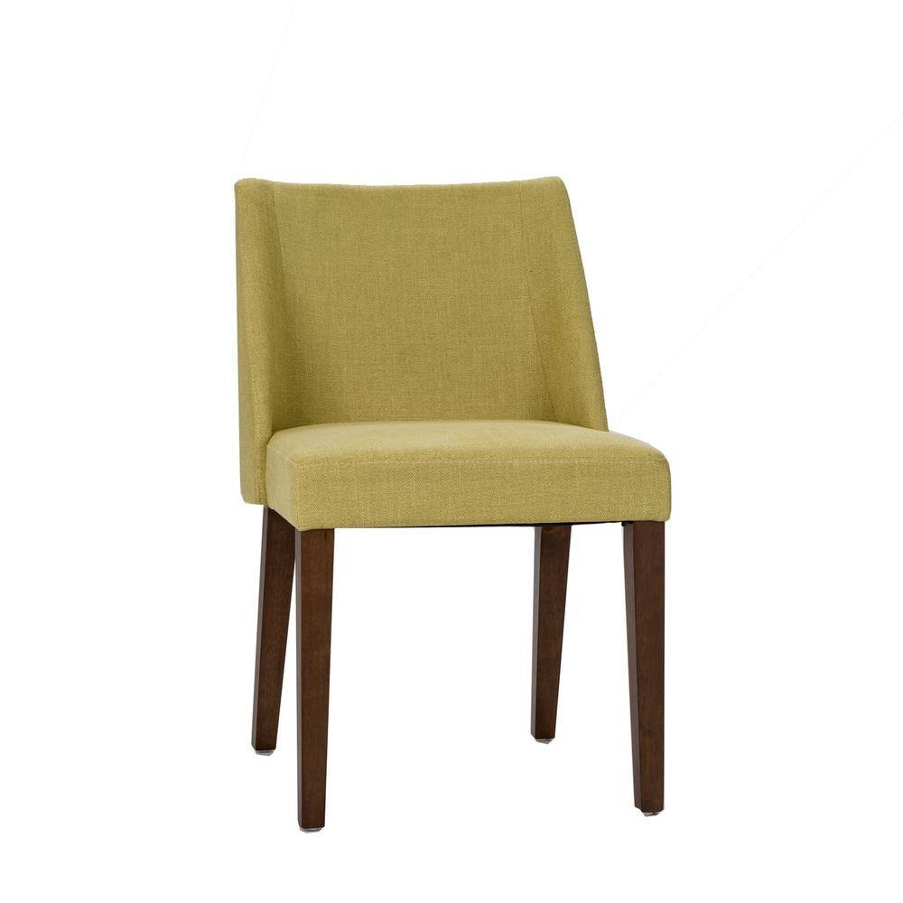 Front. Liberty Furniture Industries - Space Savers Nido Chair - Green (RTA) in Satin Walnut - Brown.