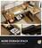 MORE STORAGE SPACE
4 fabric drawers organize your items easily
