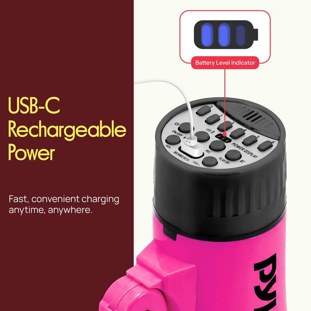 Battery Level Indicator USB-C Rechargeable Power & ON/OFF, EHROTDCSN HOV- LED 5 POWER REC DISPLAY PLAY/BT T 6 Fast, convenient charging anytime, anywhere.