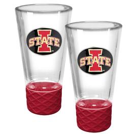 Great American Products - Iowa State Cyclones 2-Pack 4oz. Cheer Shot Set with Silicone Grip - Red