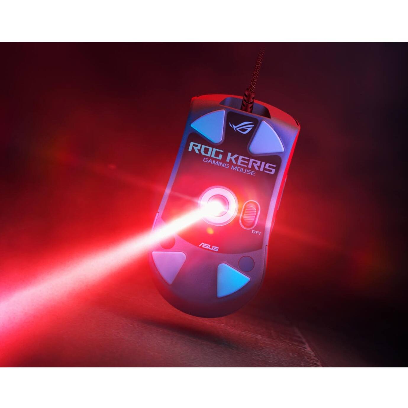 Alt View 24. ASUS - Keris P509 Wired Optical Gaming Mouse with Lightweight - Black.