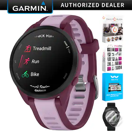 AUTHORIZED DEALER
GARMIN
LIGHT UP
Treadmill
Run
Bike
Pool Swim
GARMIN
DAILY BURN
A BETTER FIT
yogavibes
WEYV
Music, Magazines and More
All in One App