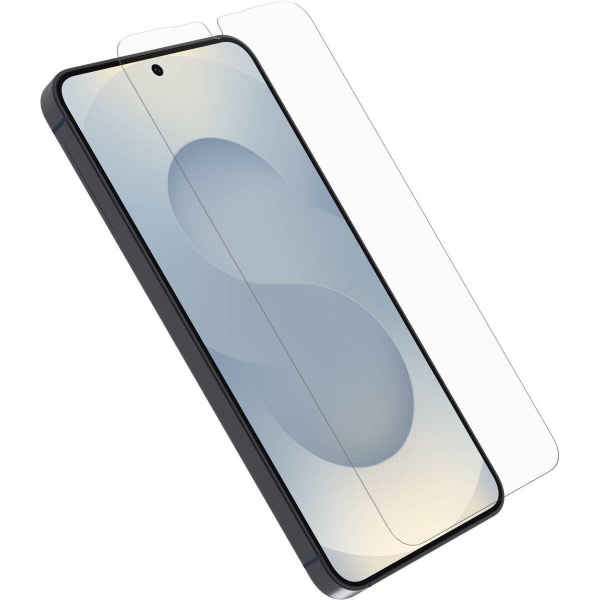 Front. OtterBox - OtterBox Samsung Galaxy S25/S24 Premium Glass: Scratch-Resistant Cell Phone Screen Protector - Clear.