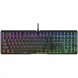 CHERRY - MX 3.1 Wired Gaming Keyboard - aluminum housing, MX2A BROWN RGB Switch, Abrasion resistant keys, Detachable - Black
