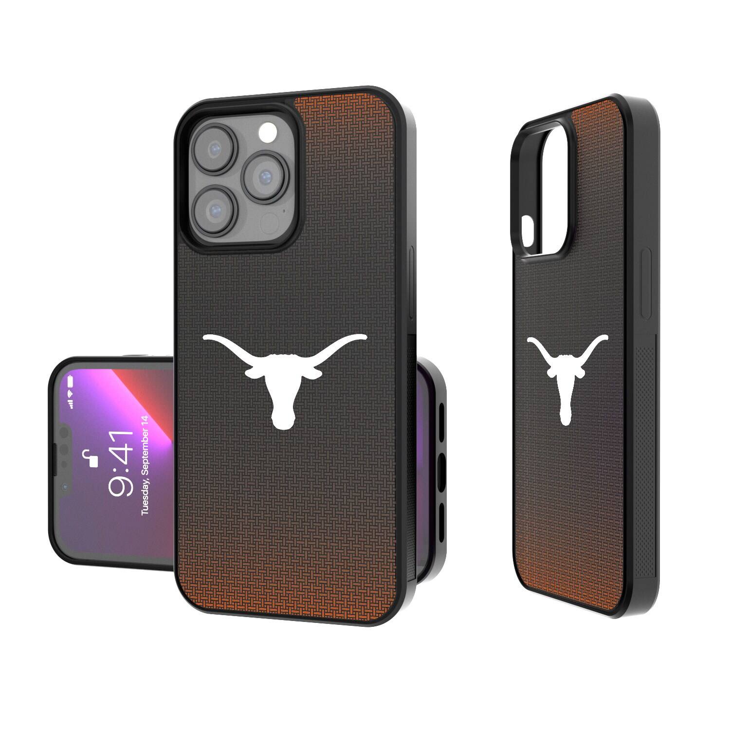 Keyscaper - NCAA - Texas Longhorns Linen Logo iPhone Bump Case - 14 Pro - Black price history on PriceWatchPro