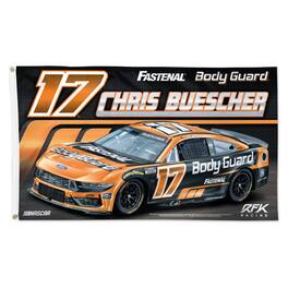 WinCraft - Chris Buescher 3' x 5' Single-Sided Deluxe Flag - Multicolor