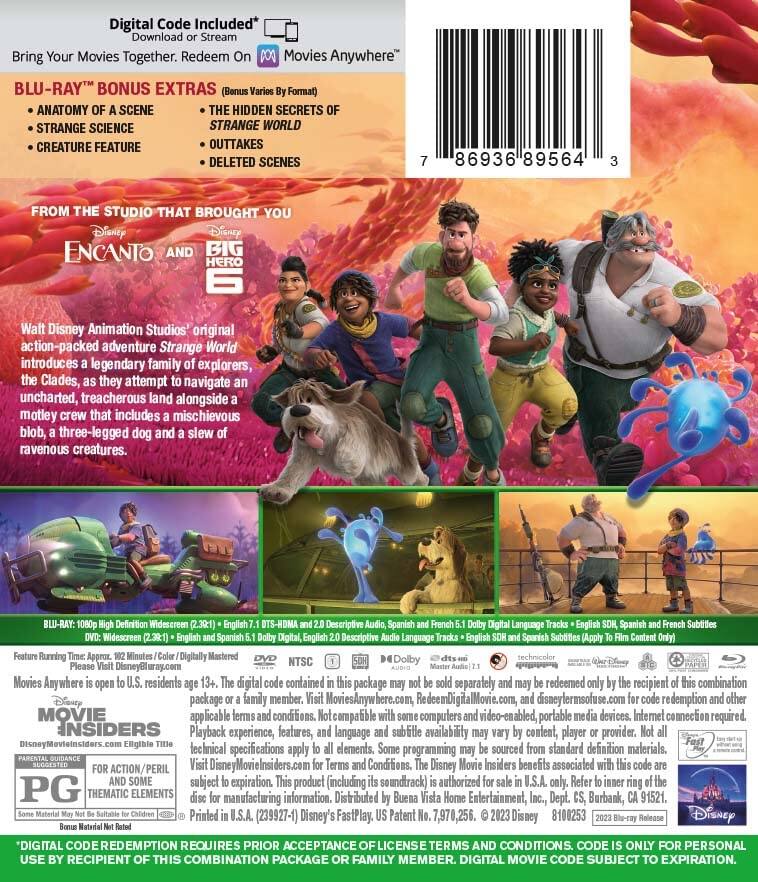 Alt View 1. Strange World   - BLU-RAY.