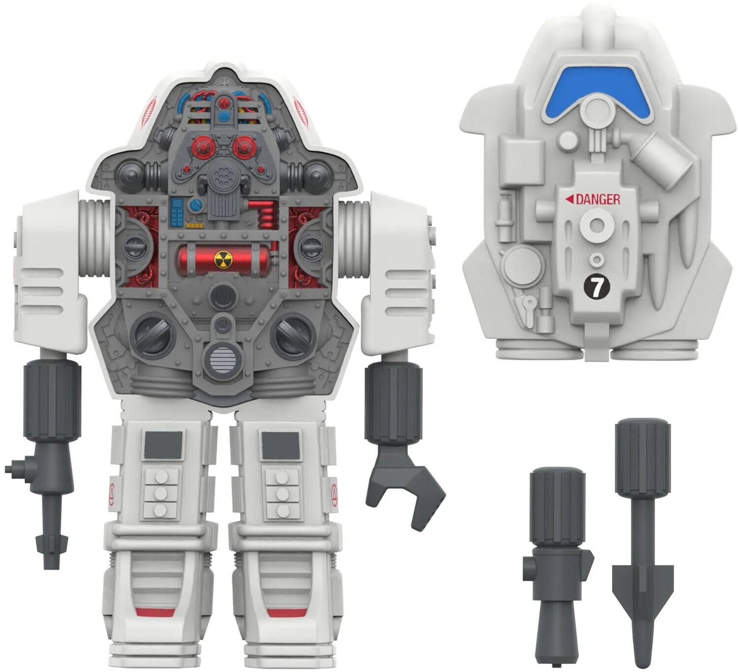 Alt View 3. Super7 - Super7 - G.I. Joe Super Cyborg - S.N.A.K.E. Armor (Full Color - Gray)   - COLLECTIBLES - Multicolor.