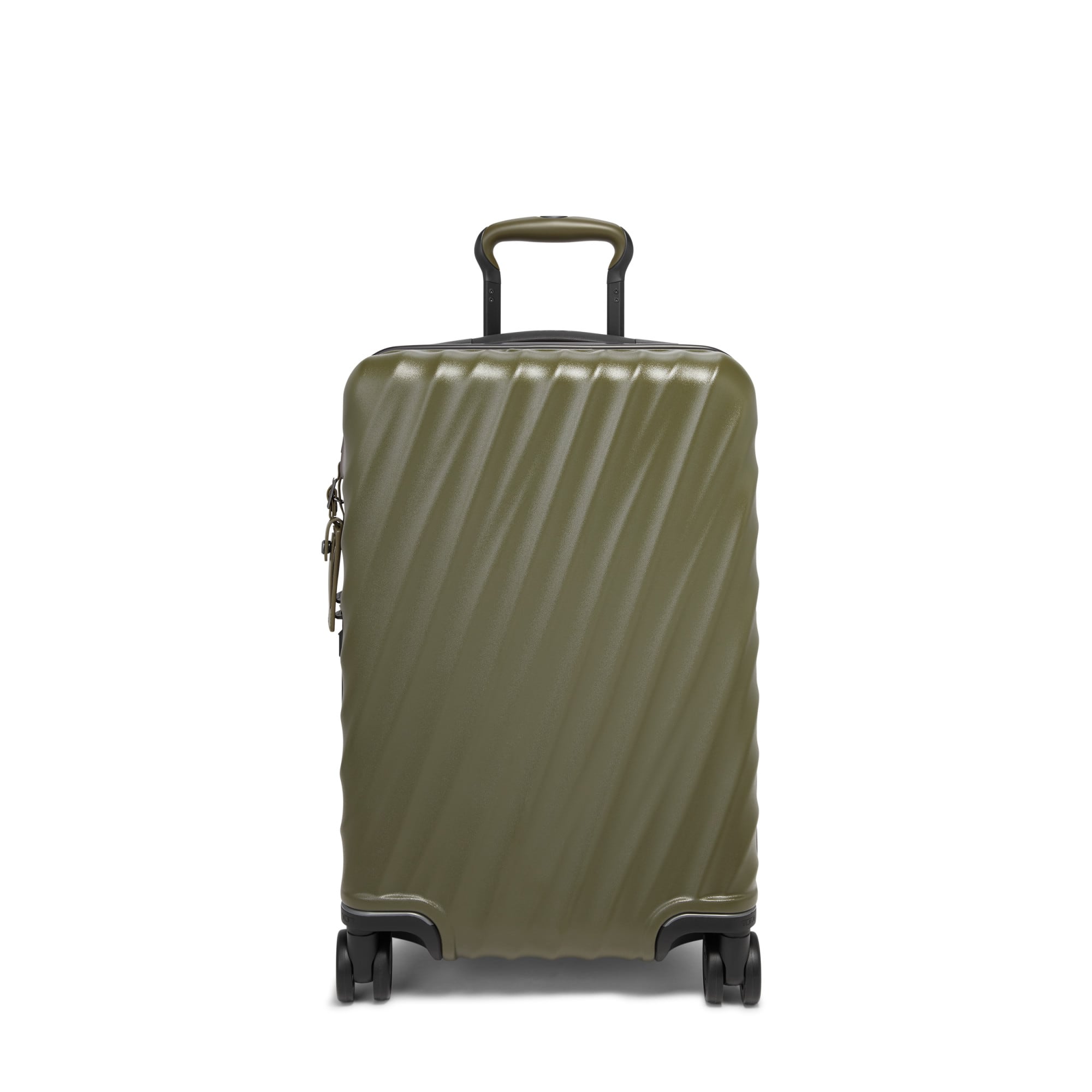 TUMI - 19 Degree International Expandable 4 Wheeled Carry On - Olive Texture - Front_Zoom