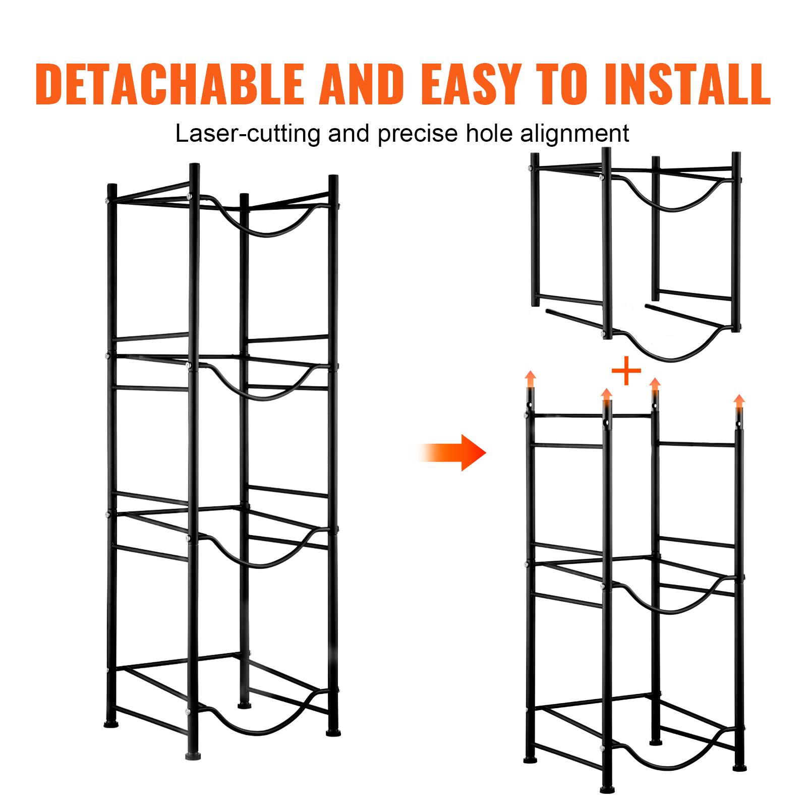 DETACHABLE AND EASY TO INSTALL  
Laser-cutting and precise hole alignment