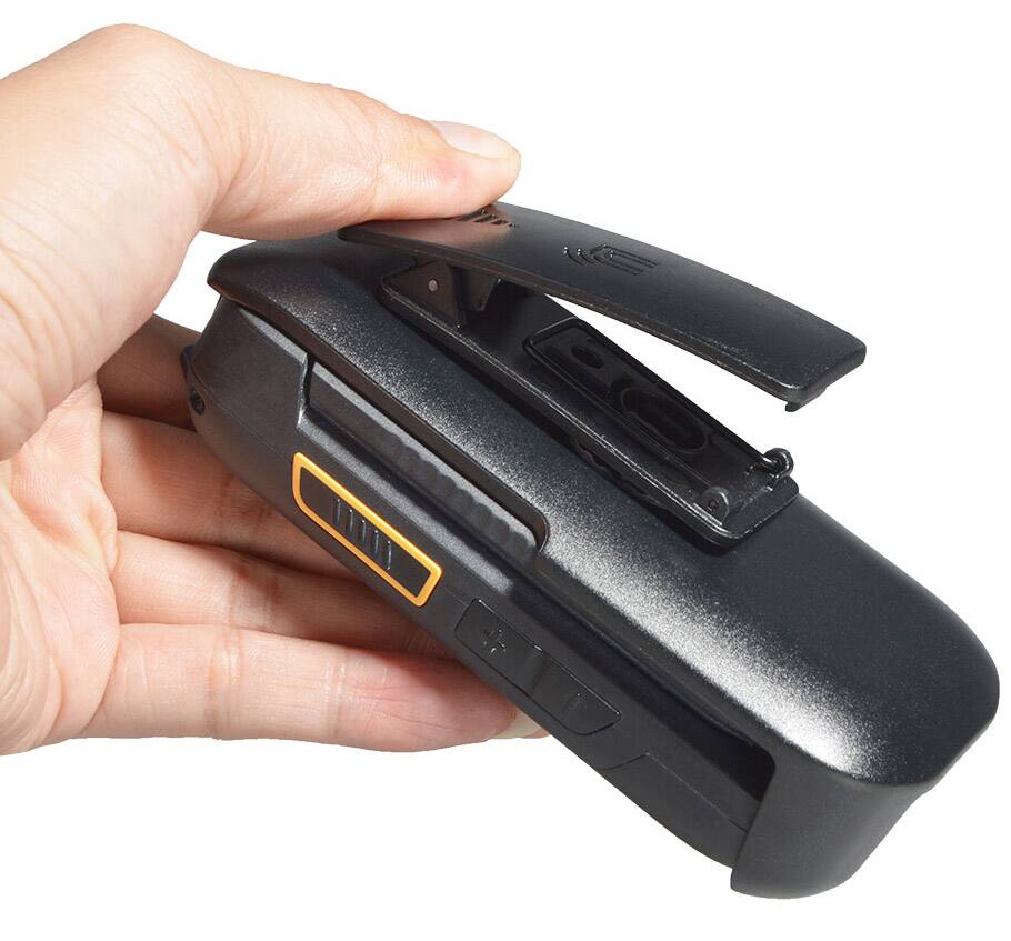 Alt View 5. Nakedcellphone - Belt Clip Holster/Holder Case for Sonim XP3 Flip Phone (XP3800) - Black.