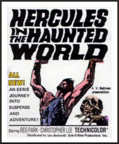 Front. Hercules in the Haunted World   - DVD.