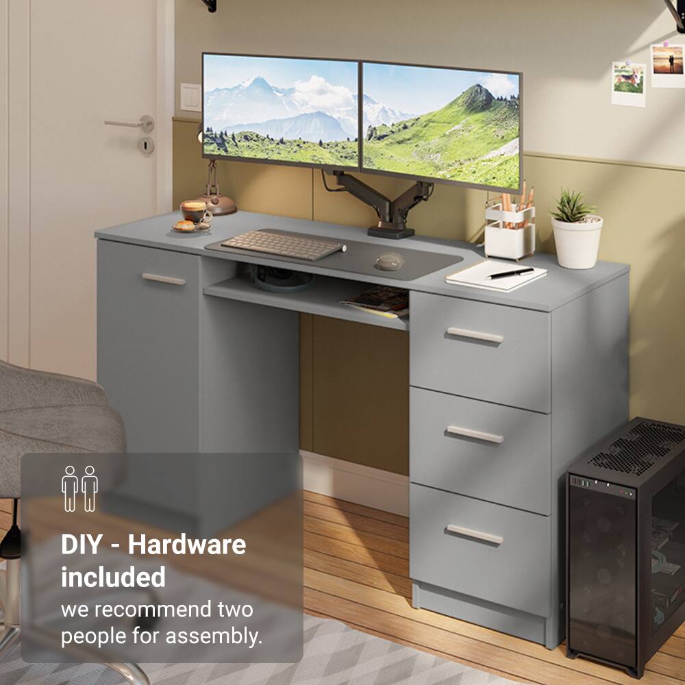 DIY - Hardware included  
we recommend two people for assembly.