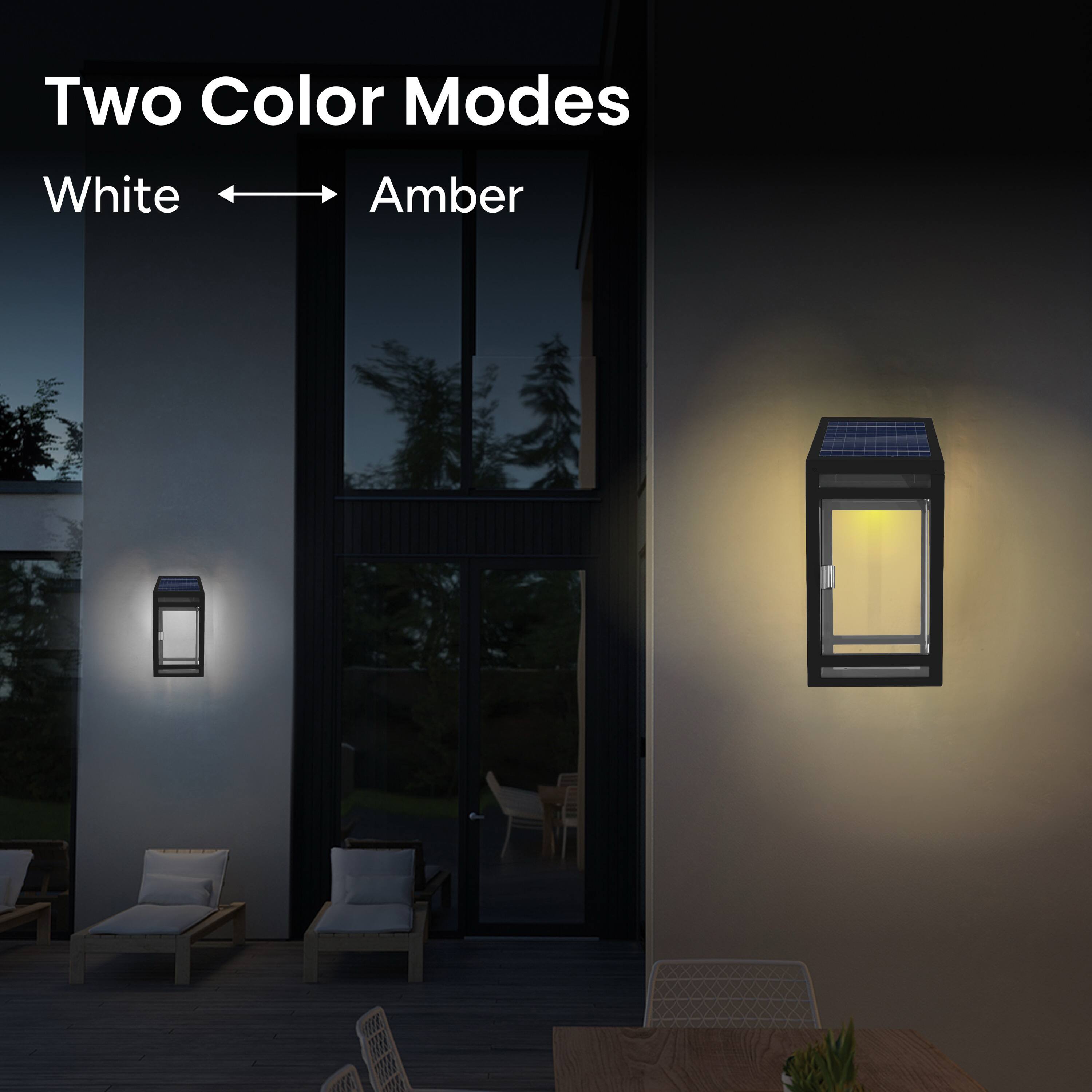 Two Color Modes White Amber