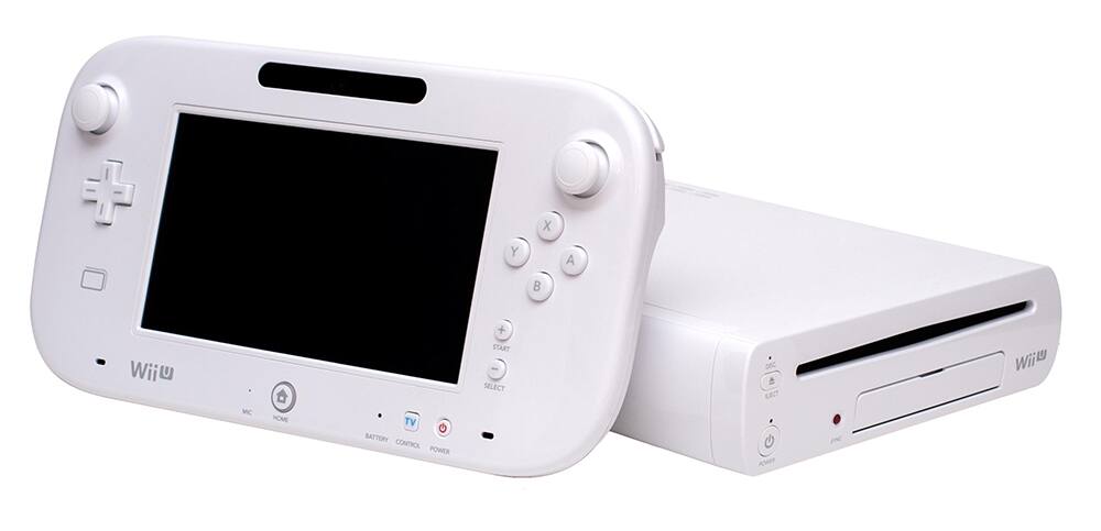 Sure, here is the corrected and grouped text:

**Wii U GamePad:**
- Wii U
- MIC
- HOME
- TV
- BATTERY
- CONTROL
- POWER
- START
- SELECT
- D-Pad (up, down, left, right)
- A, B, X, Y buttons
- + (Plus) button
- - (Minus) button

**Wii U Console:**
- Wii U
- POWER
- DISC
- USB
- HDMI
- Ethernet port

**Additional Text:**
- D6C
- LECT
- POwEr
- PNC