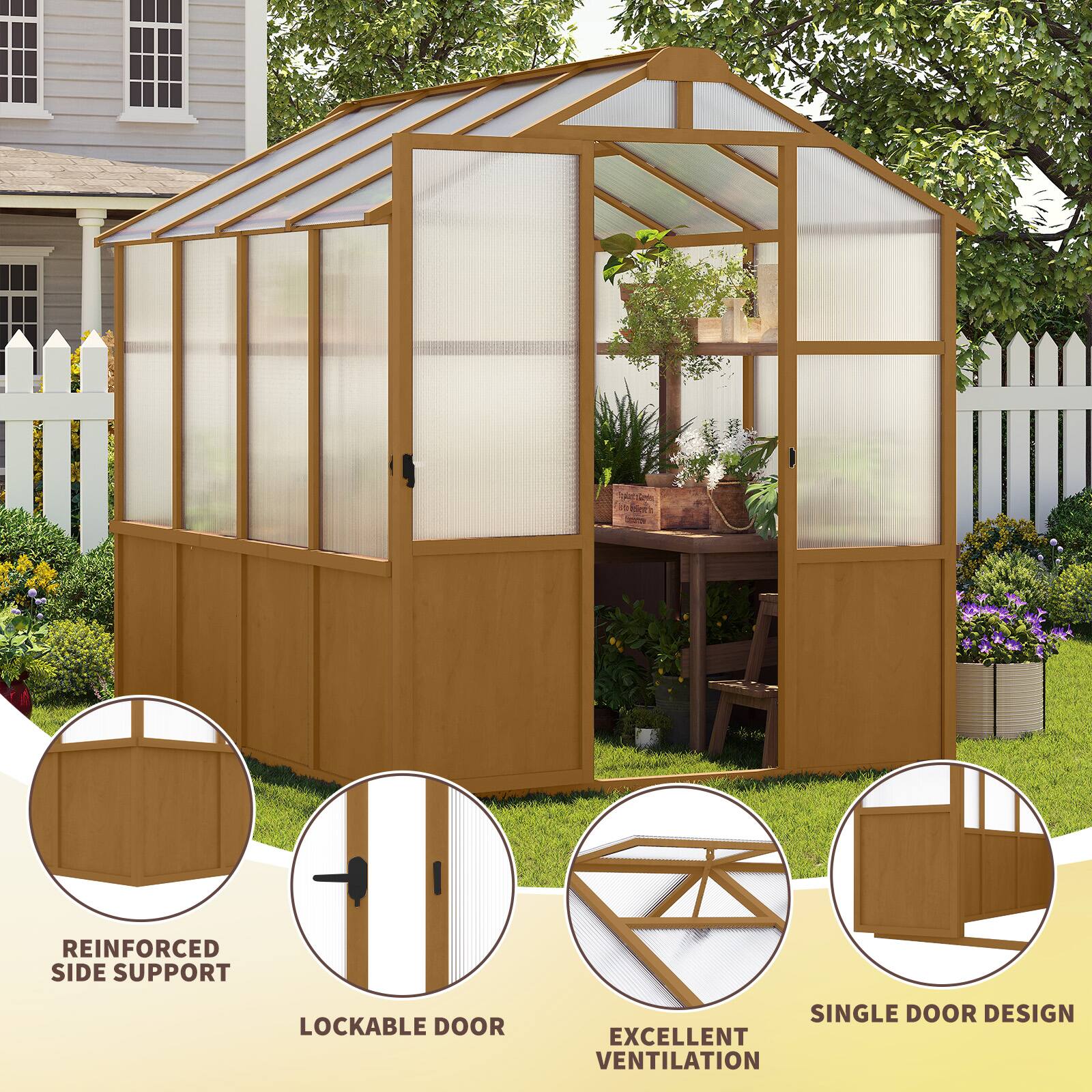 - Reinforced Side Support
- Lockable Door
- Excellent Ventilation
- Single Door Design