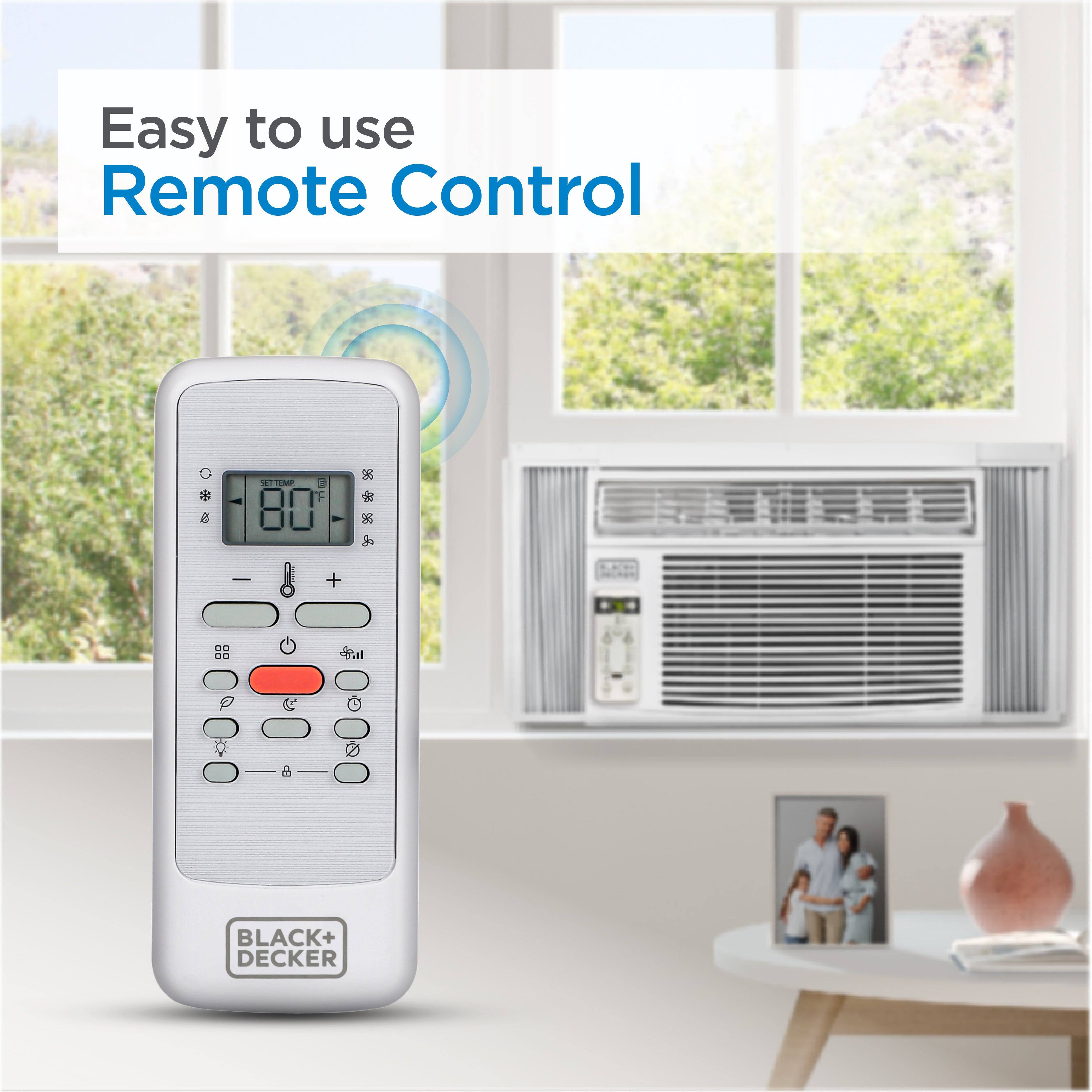 Easy to use Remote Control  80°F  BLACK+ DECKER