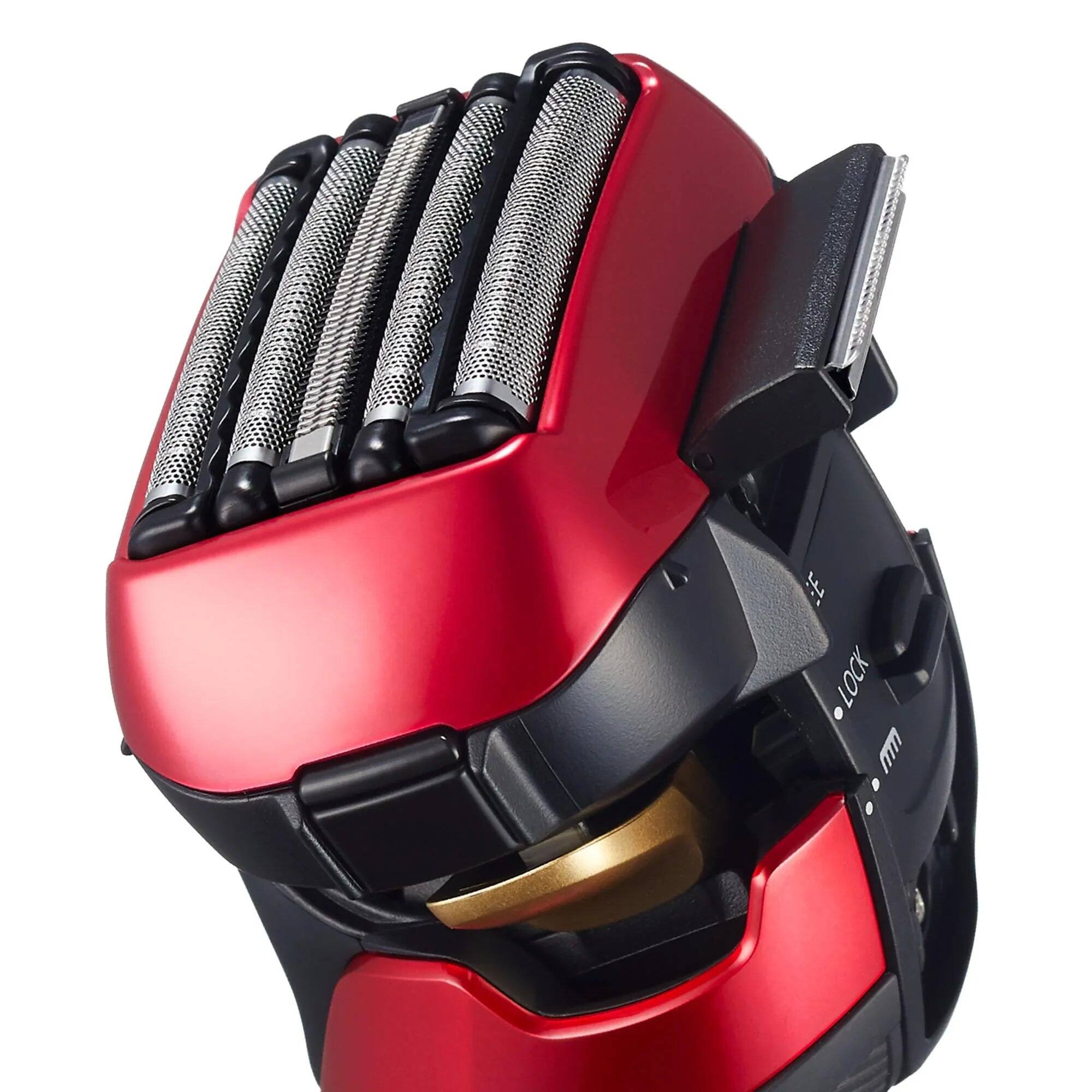 Alt View 3. Panasonic - ARC5 Advanced 5-Blade Men's Electric Shaver - Red.