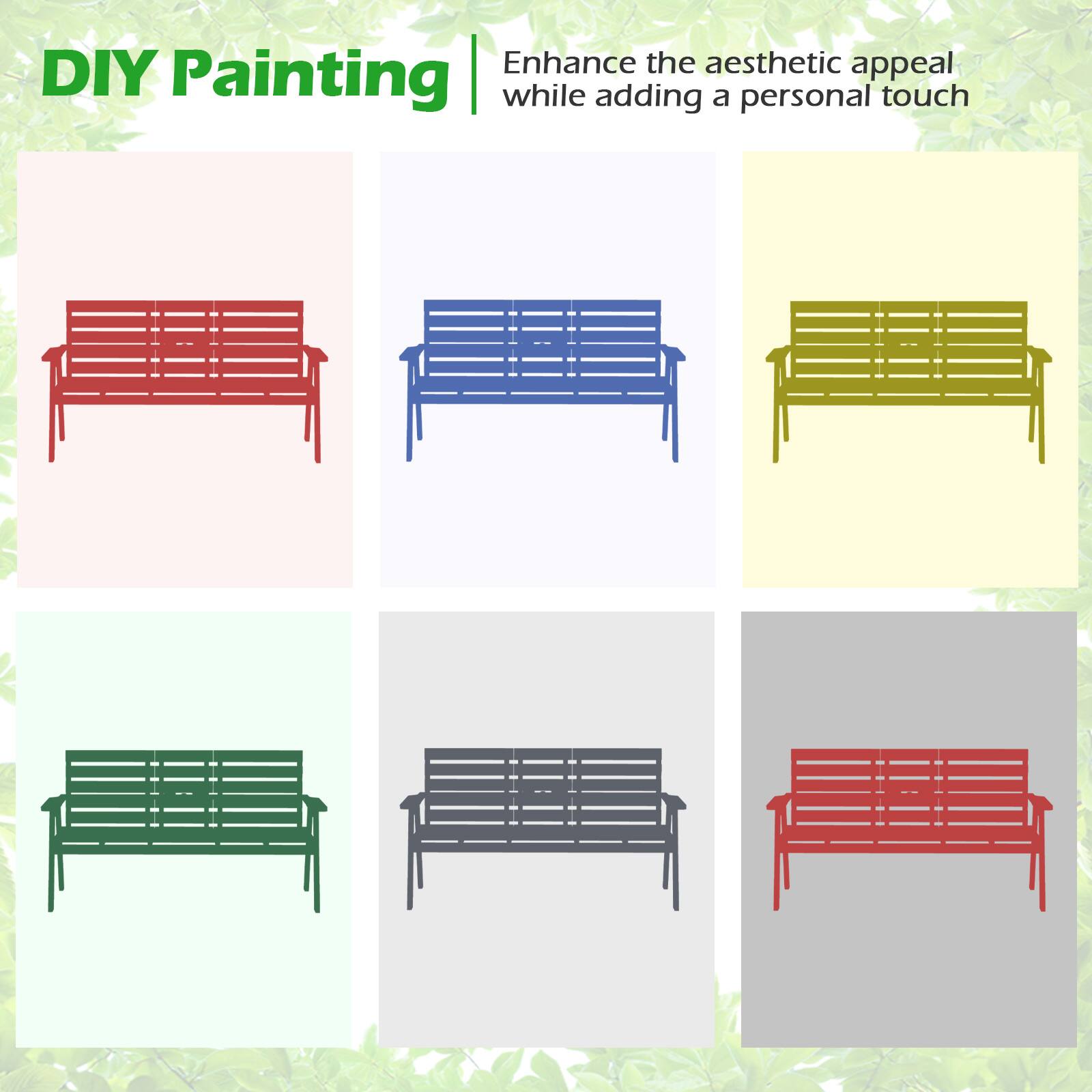 DIY Painting  
Enhance the aesthetic appeal while adding a personal touch