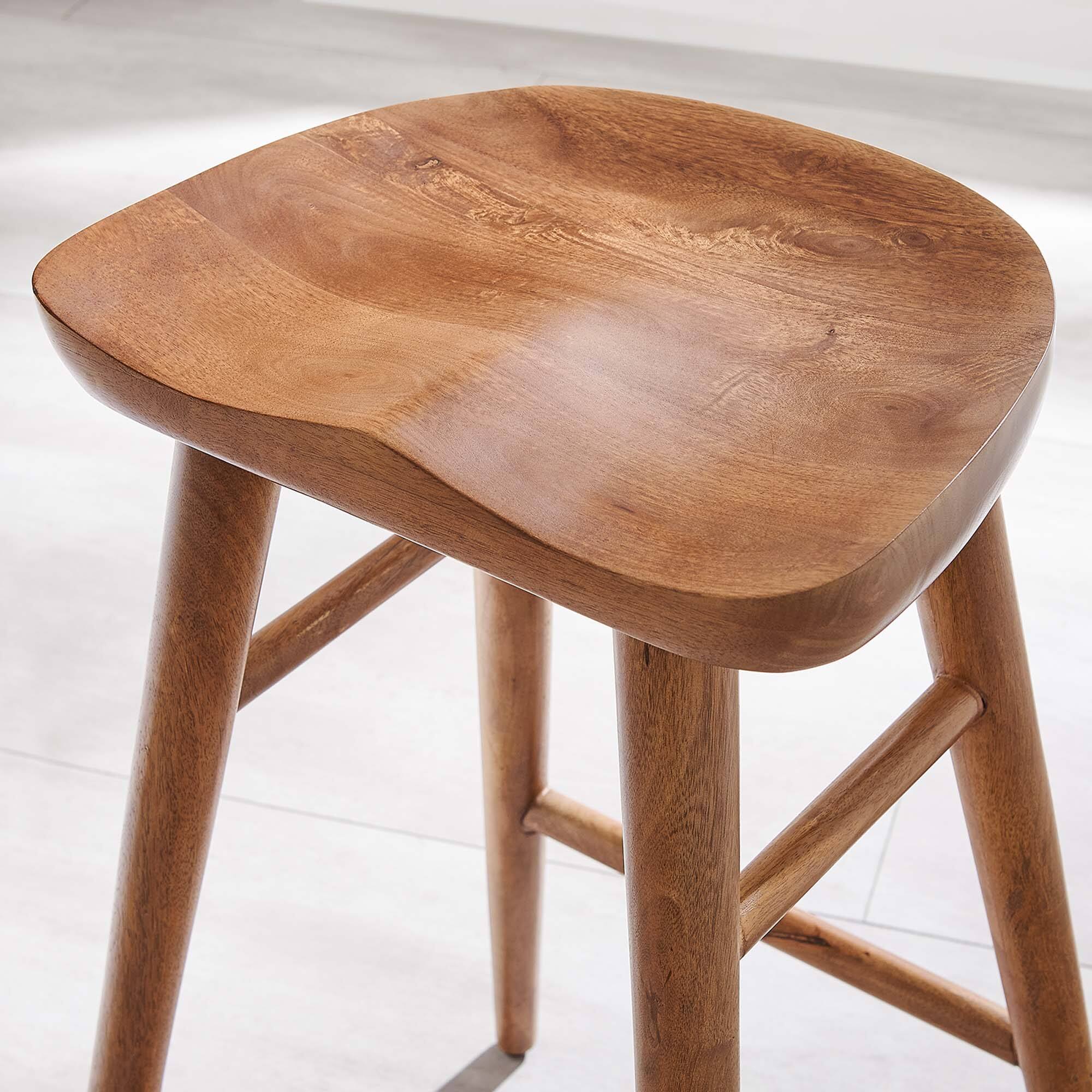 Alt View 6. Modway - Saville Backless Wood Counter Stools Set of 2 by Modway - 0.