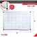 Alt View 19. Floortex - Viztex Lacquered Steel Magnetic Monthly Planner Dry Erase Board with an Aluminium Frame 36'' x 24'' - White.