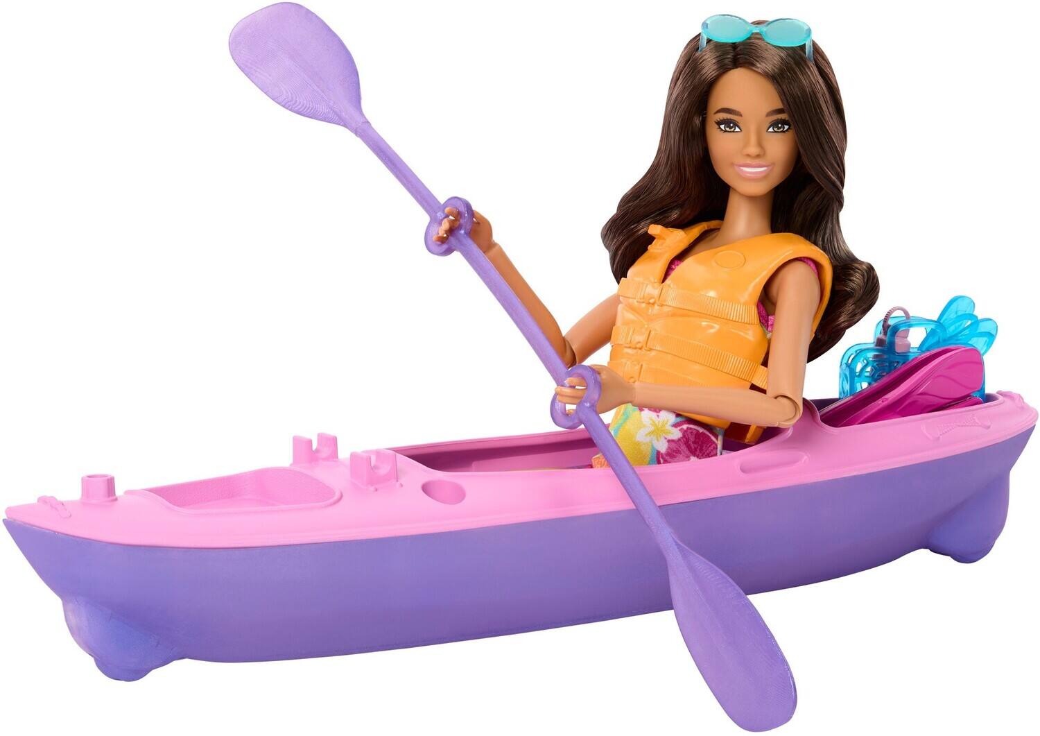 Alt View 2. Mattel - Barbie Summer Vacation Kayak Doll & Accessories Set   - COLLECTIBLES - Multicolor.