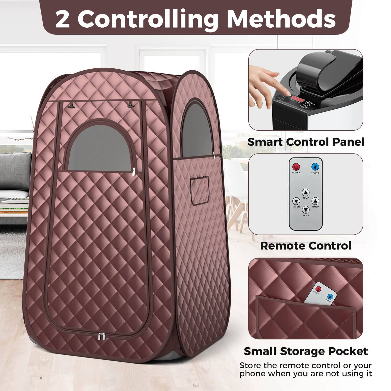 2 Controlling Methods:

1. Smart Control Panel - Foaa 1-
2. Remote Control

Small Storage Pocket: Store the remote control or your phone when you are not using it.