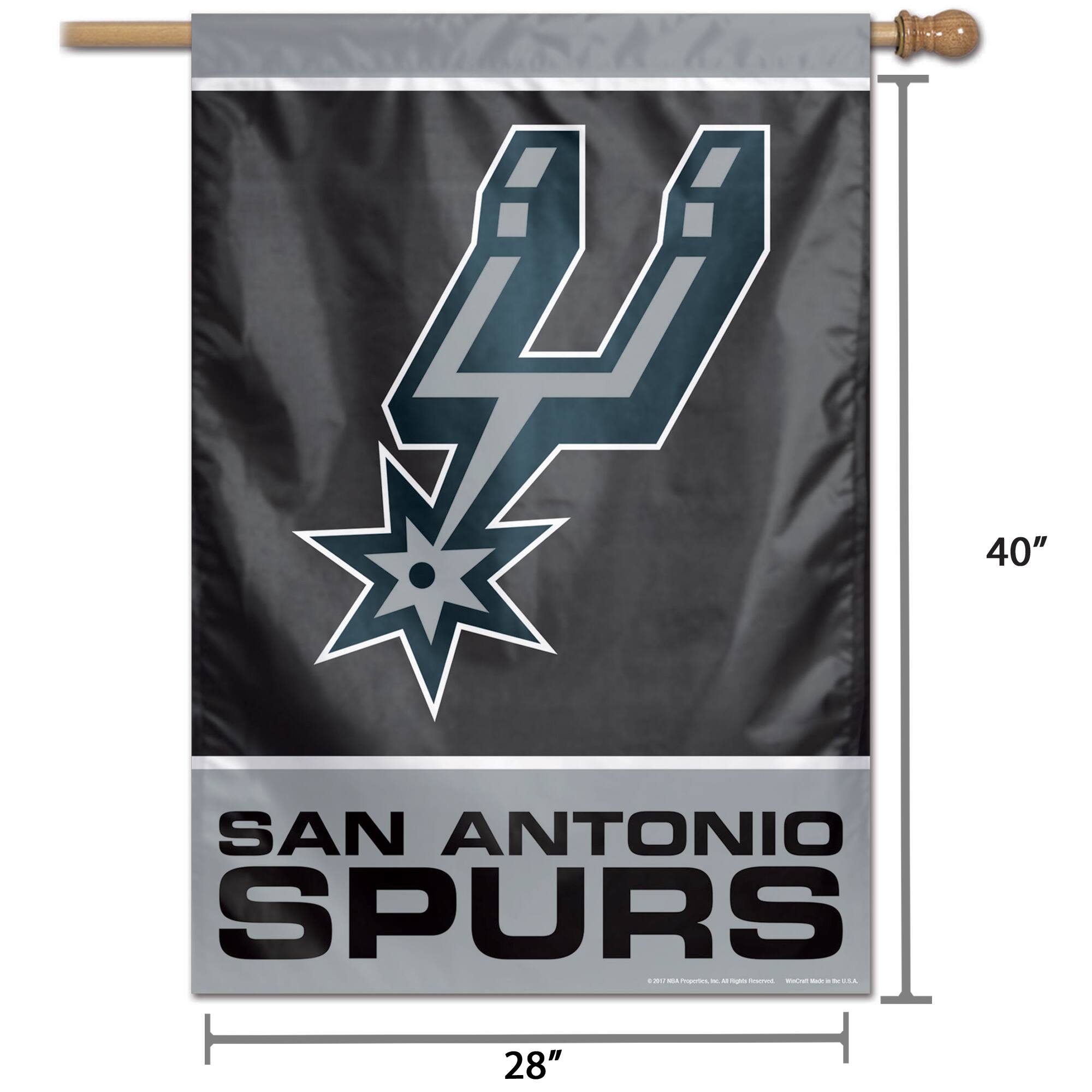 40" SAN ANTONIO SPURS  
28"